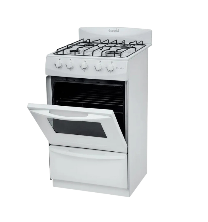 Cocina a Gas Escorial Candor S2 Color Blanco Gas Natural
