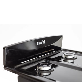 Cocina Escorial Candor 51 cm gas natural negra