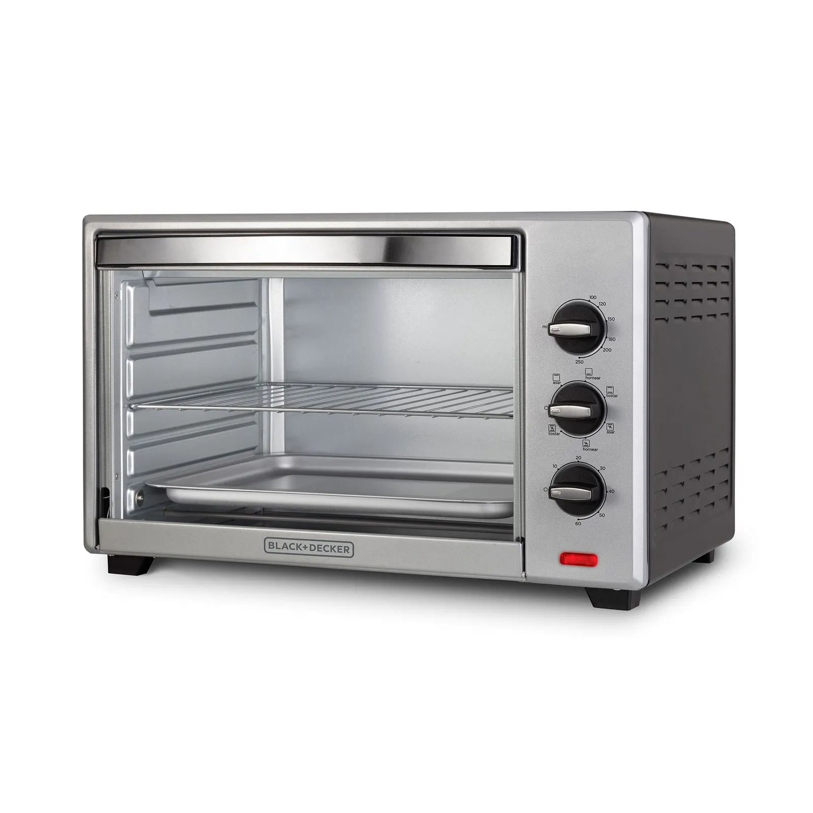 Horno eléctrico Black Decker 43lts TO4500 AR plateado