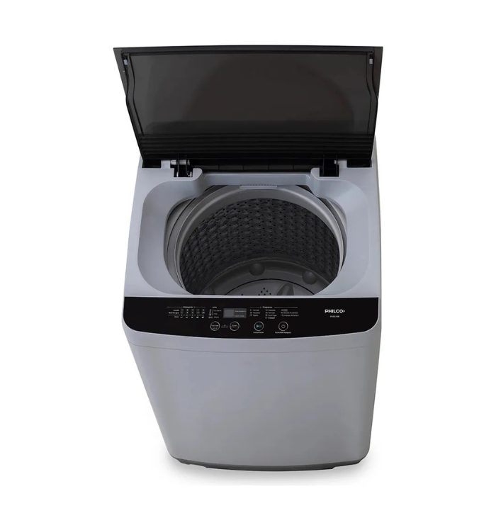 Lavarropas Automático Carga Superior Philco 5.5 Kg 750 Rpm Gris