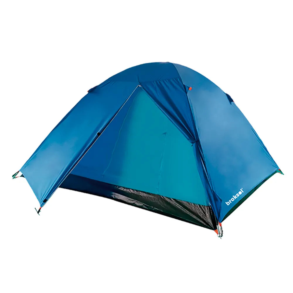 Carpa Coral Pro Broksol 2 Personas Termosellada Azul/Celeste