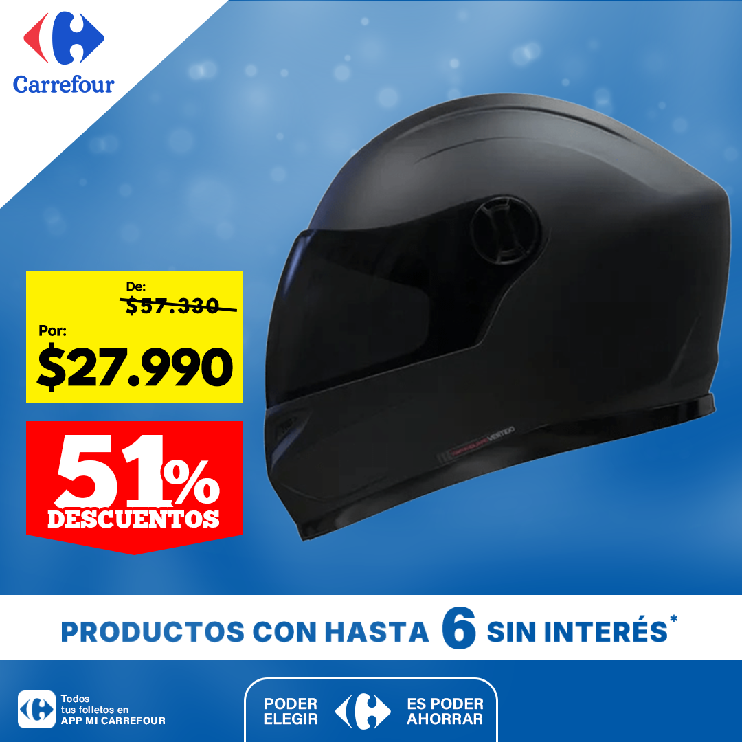 Casco para moto integral Vertigo V32 Vanguard negro mate