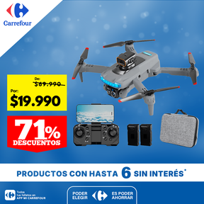Mini Drone P15 Camara Dual Video Plegable Bateria Recargable Smart Tech