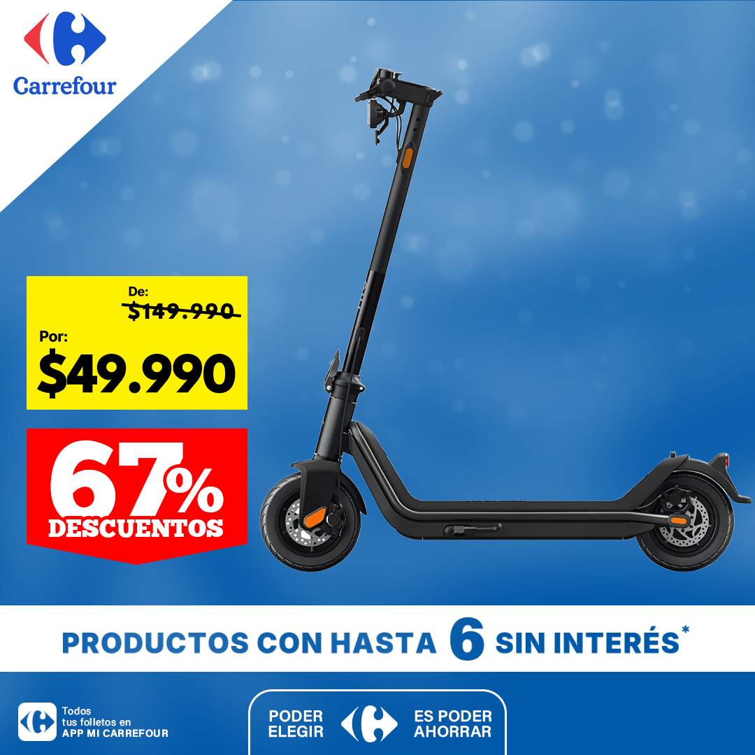 Patineta Niu Kqi3 Pro Negra Color Negro