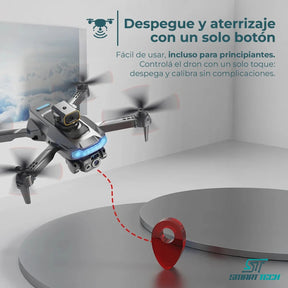 Mini Drone P15 Camara Dual Video Plegable Bateria Recargable Smart Tech