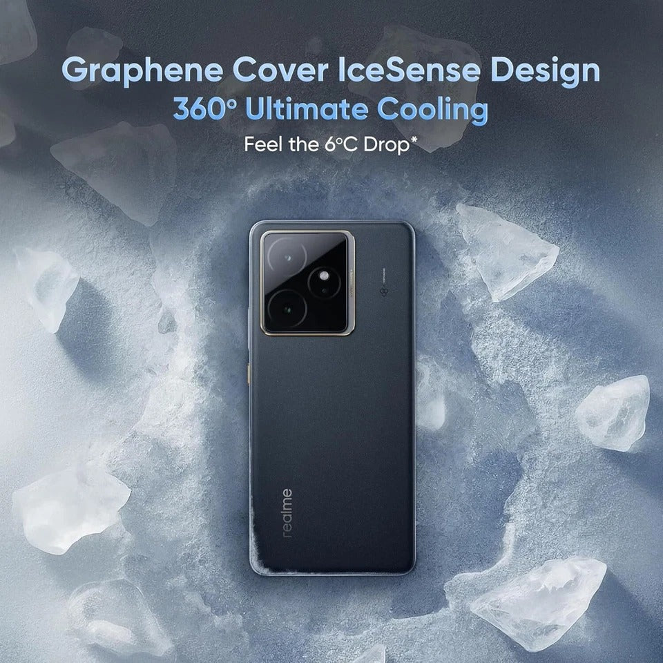 Chipset Realme GT 7 (azul, 12GB+512GB) MediaTek Dimensity 9400e versión global.